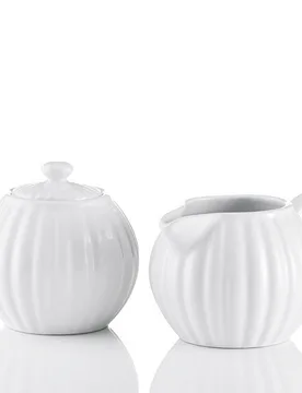 Milch- & Zucker-Set „Luxe“ 2-tlg. weiß - Price & Kensington - FashionsVida
