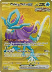 Pokemon SV Temporal Forces 215/162 Walking Wake ex (Secret Rare)