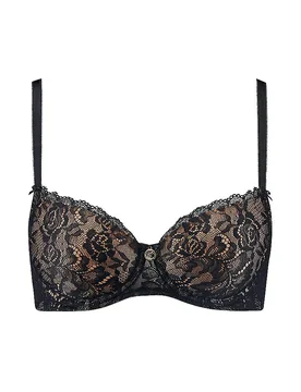 Sujetador de media copa ROSESSENCE negro negro 85D - Aubade - FashionsVida