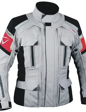 Giacca Moto In Tessuto A-Pro Evo 4 Stagioni Turatek Grey taglia XL - American-pro - FashionsVida
