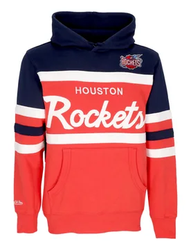 Felpa Cappuccio Uomo Nba Head Coach Hoodie Houroc Original Team Colors - Mitchell & Ness - FashionsVida
