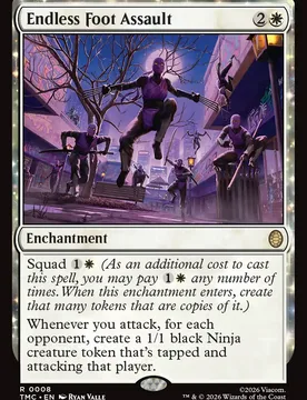 Endless Foot Assault (Surge Foil) Teenage Mutant Ninja Turtles Eternal - Magic: The Gathering - FashionsVida