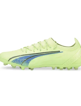 Unisex Ultra Ultimate Mg Football Boots - Yellow - Size Uk 11.5 - Puma - FashionsVida