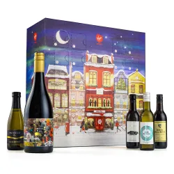 Luxury Mixed Wine Advent Calendar in Blue - Blue - Size: One Size