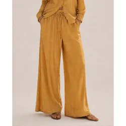 Pantalón de mujer ancho fluido