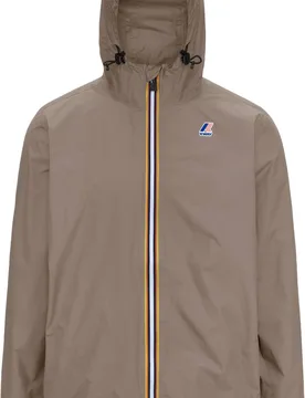 Veste coupe-vent imperméable et respirante compactable - Le Vrai 4.0 Claude Beige Taupe - Taille S - K-way - FashionsVida