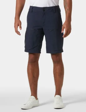 Men's Crewline Cargo Shorts 2.0 Navy 38 - Navy Blue - Male - Helly Hansen - FashionsVida