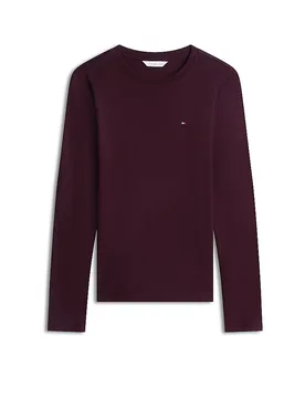 Camiseta de manga larga rojo oscuro M - Tommy hilfiger - FashionsVida