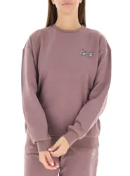 Felpa con strass SPORT ROSA MALVA L