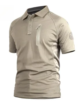 Summer Mens Short Long Sleeve Shirt Cargo Breast Pocket Tactical Military Outdoor Quick-dry T-Shirt Army Combat Polo Shirts - Aliexpress - FashionsVida