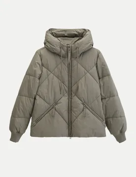Marc O' Polo Kapuzen-Steppjacke Beige S - Marc O'Polo - FashionsVida