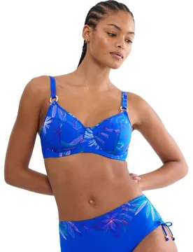 Top de bikini reductor con aro y malla mesh para más soporte - Triumph - FashionsVida