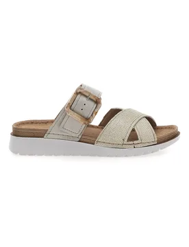 Ciabatte incrociate beige 46CN 40 - Inblu - FashionsVida