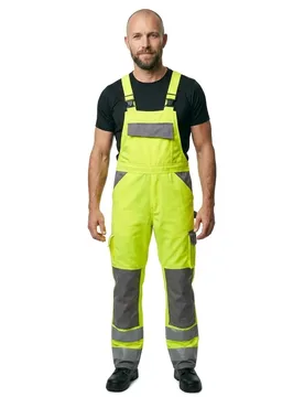 Combinaison Avec Poches Pour Genouillères Safe Compete 07169 Hi-Vis Yellow / Anthracite 54 - MASCOT - FashionsVida