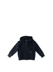 SUN68 Felpa con zip BLU NOTTE 10A