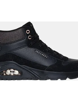 Bota mujer con collar de lana - Skechers - FashionsVida