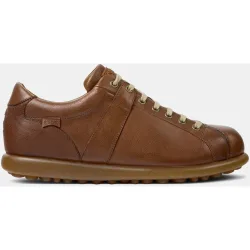 Zapatos de cordones de hombre de piel lisos