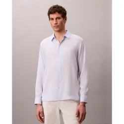 Camisa Hombre clásica de lino lisa
