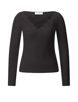 Richroyal Langarmshirt marron XL - Richroyal - FashionsVida