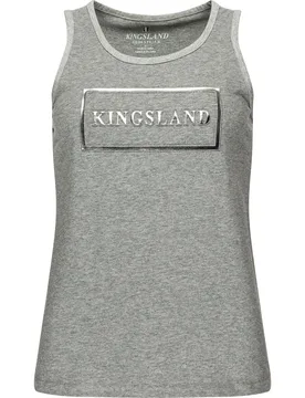 Damen Tank Top KLcleo, light grey S - Kingsland - FashionsVida