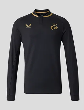 Saracens Mens 2026/27 Home Classic Cotton Long Sleeve Shirt BLACK 3XL male - Castore - FashionsVida