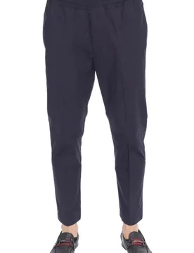 Pantalone Con Coulisse In Cotone AD7318/P0083E 50 BLU - ALESSANDRO DELL ACQUA - FashionsVida