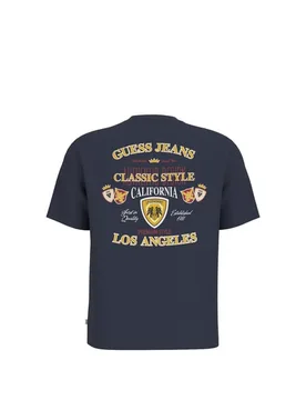 Guess T-shirt en coton Bleu L Male - Guess - FashionsVida