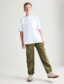 Ripstop Cargo Trousers (6-16 Yrs) Khaki male - M&S - FashionsVida