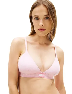 Reggiseno Uw0uw0600 Triangle Classic Pink Heather XS - Tommy hilfiger - FashionsVida
