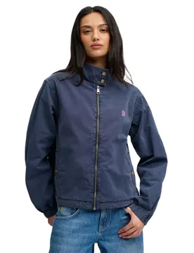 Giacca Cotton Harrington Standard Navy XL - Superdry - FashionsVida
