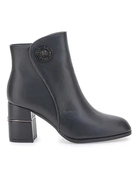 Stivaletti neri alla caviglia con tacco a blocco 8363M24 36 - Laura Biagiotti - FashionsVida