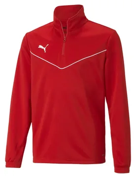 Sweatshirt 1/4 Reißverschluss Kinder teamRISE - Rouge - unisex - Size: 12 ans - Puma - FashionsVida