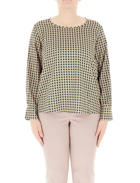 Blusa girocollo VERDE 27 - N.O.W. NATION OF WOMEN by PERSONA - FashionsVida