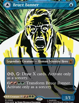 Bruce Banner // The Incredible Hulk (Classic Comic Foil) - Magic: The Gathering - FashionsVida