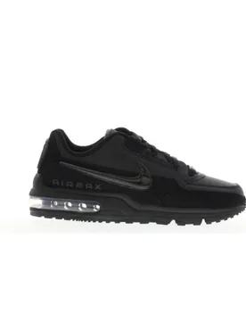 Mens Running Trainers Air Max Ltd 3 Leather Lace Up Black - Nike - FashionsVida