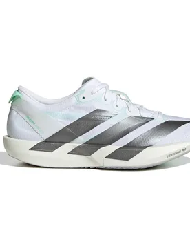 Adizero Adios 9 Running Shoes Ftwr White / Iron Metallic / Pulse Mint UK 6 Women - Adidas - FashionsVida