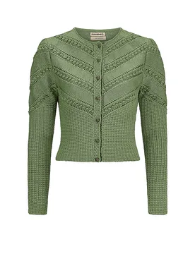Cárdigan tradicional OPHELIA verde L - Gottseidank - FashionsVida