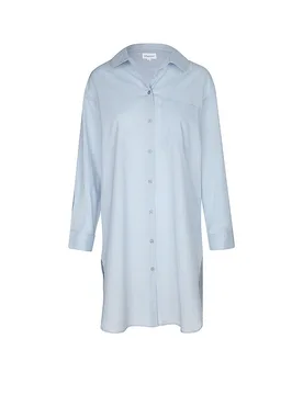 Camisa-blusa de mujer Marsella azul claro L - DARLING HARBOUR - FashionsVida
