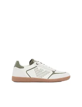 Ea7 Emporio Armani Baskets Heritage Eagle Off White / Green EU 36 2/3 Homme - Giorgio Armani - FashionsVida