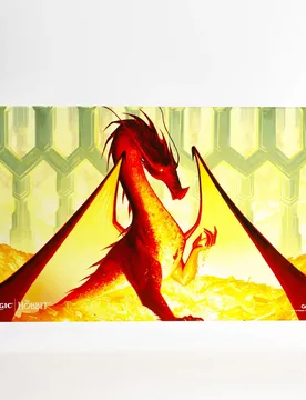 MTG The Hobbit Shiny Playmat - Smaug the Golden - Gamegenic - FashionsVida