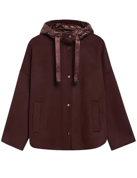 Comma Capa - Poncho rojo oscuro M - Comma - FashionsVida