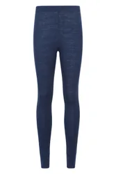 Merino II Womens Base Layer Pants - Navy - Navy - Size: 12