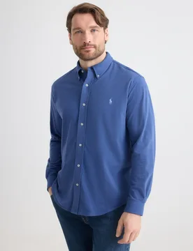 Camisa de hombre piqué Classic fit tallas grandes - Polo Ralph Lauren - FashionsVida