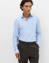 Ultimate Regular Fit Jersey Striped Shirt Blue Mix male