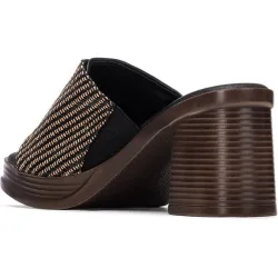 Sandalias de tacón de mujer estilo zueco