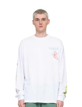 T-shirt à Manches Longues Sc All In White M - Santa Cruz - FashionsVida