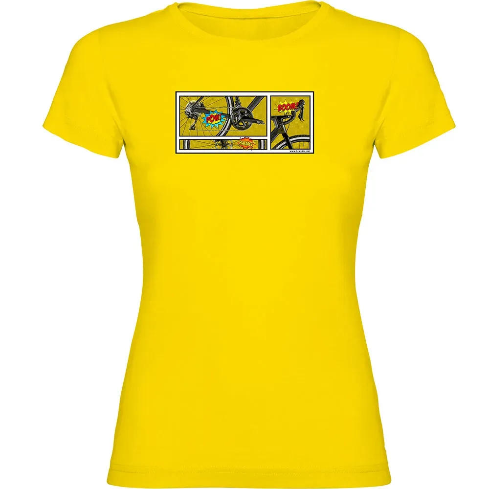 Maglietta A Maniche Corte Comic Yellow - Kruskis - FashionsVida