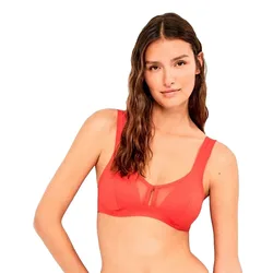 High Tech Wire-free Bikini Top Red XL Women