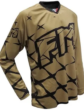 Maglia Moto Cross Enduro X26 RACE 015 Oro Nero taglia XL - Fm racing - FashionsVida