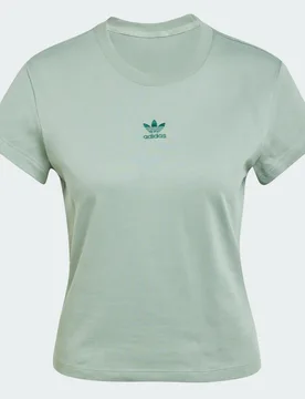 T-shirt Essentials Slim XL Silver Green - Adidas - FashionsVida